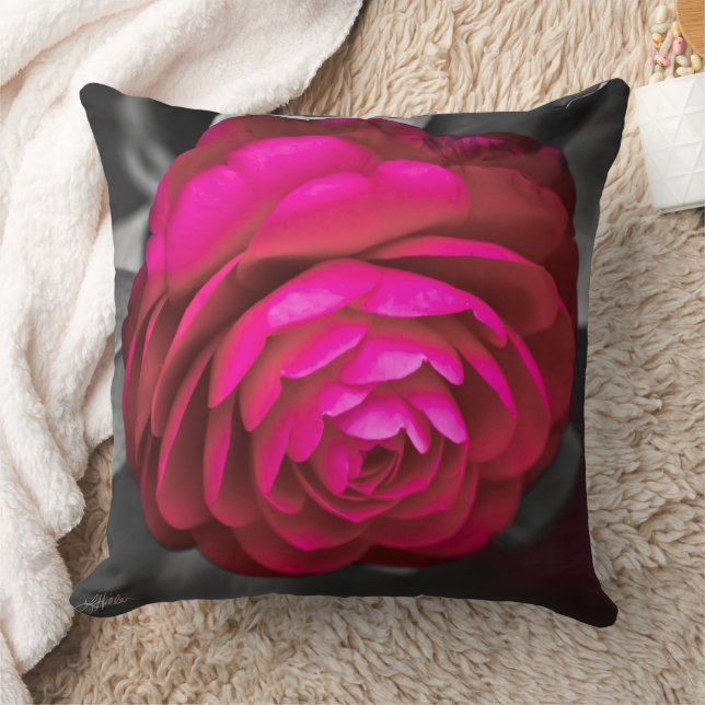 Coussin La Camellia Rosy (Couverture)