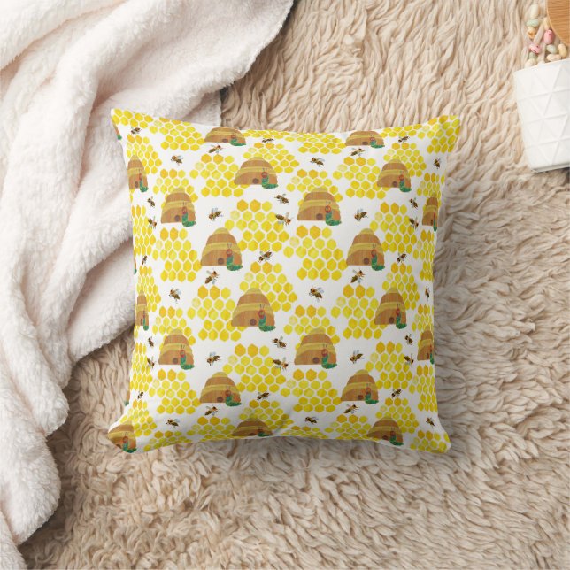 Coussin La Caterpillar très affamée Sauvez le Motif des ab (Couverture)