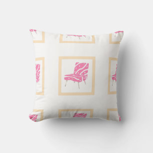Coussin La chaise rose