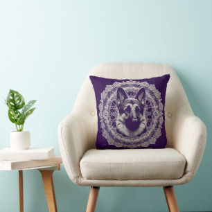Coussin La chaleur du coeur dans le Schtroumpf et le poème