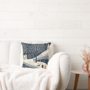 Coussin La chaleur du soleil en hiver