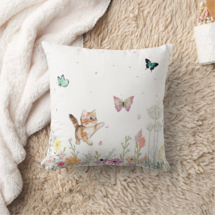 Coussin La chasse aux papillons
