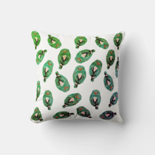 Coussin La chouette bleue