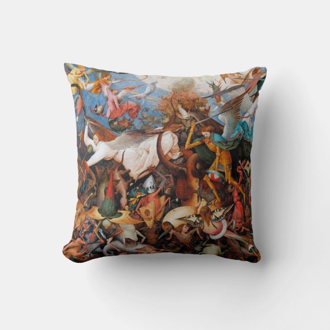 Coussin La chute des anges rebelles, Pieter Bruegel (Recto)