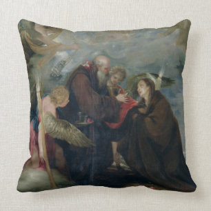 Coussin La communion du rose de St de Viterbe (la Vierge)
