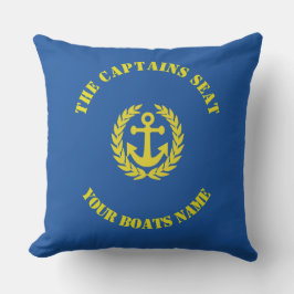 Coussin La conception d'ancre de bateaux de siège de