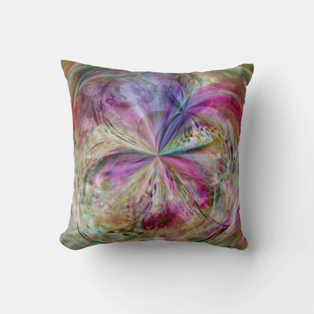 Coussin La couleur débordante, soustraient l'illustration (Recto)