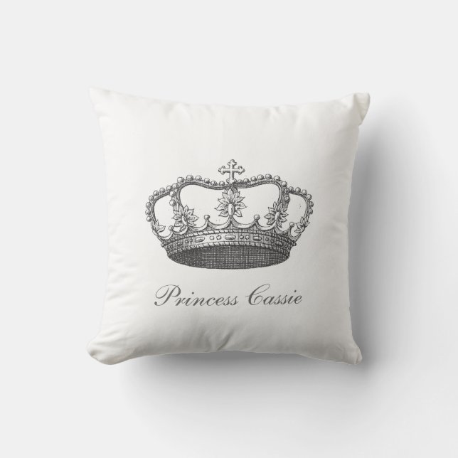 Coussin La couronne de la Reine classique (Recto)