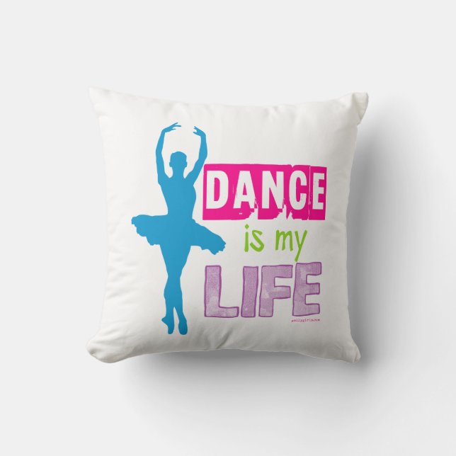 Coussin La danse est ma vie (Recto)