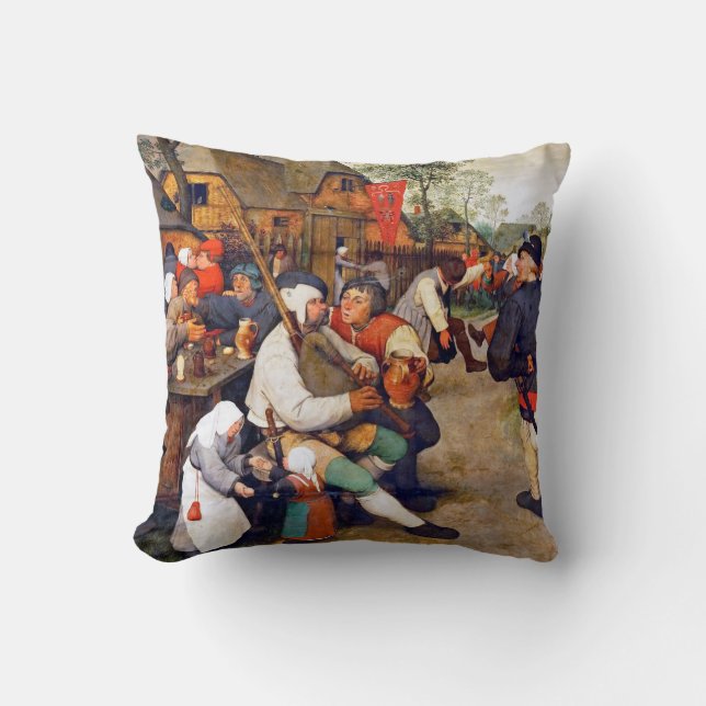 Coussin La Danse Paysanne, Pieter Bruegel (Recto)
