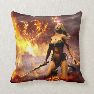 Coussin la déesse du feu