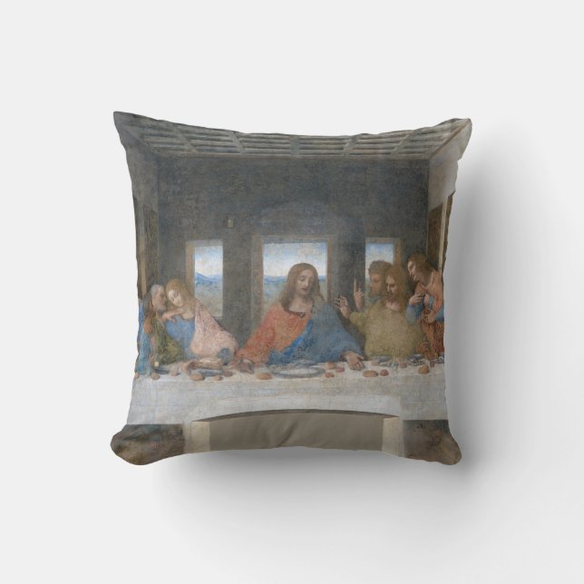 Coussin La Dernière Cène, Léonard de Vinci, 1495-1498 (Recto)
