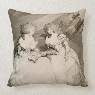Coussin La duchesse de Devonshire et sa soeur, le Coun
