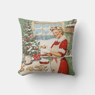 Coussin La Féerie de la Pâtisserie de Noël de Madame Claus