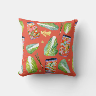 Coussin La fermentation amusante des ingrédients Kimchi A