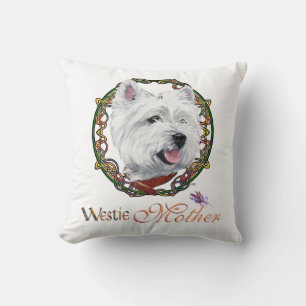 Coussin La fête des mères Westie
