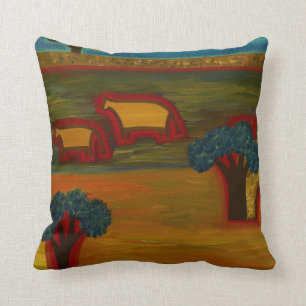 Coussin La fille et le château magique 2007