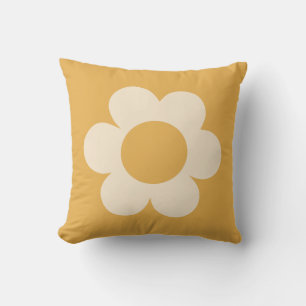 Coussin La Fleur 07 Fleur Jaune Retro Florale