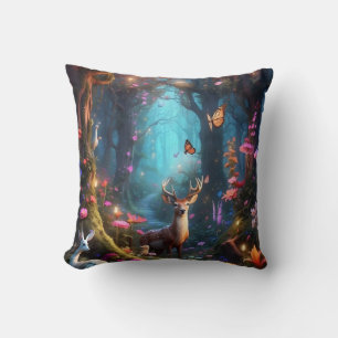 Coussin La forêt enchantée est une oasis mystique
