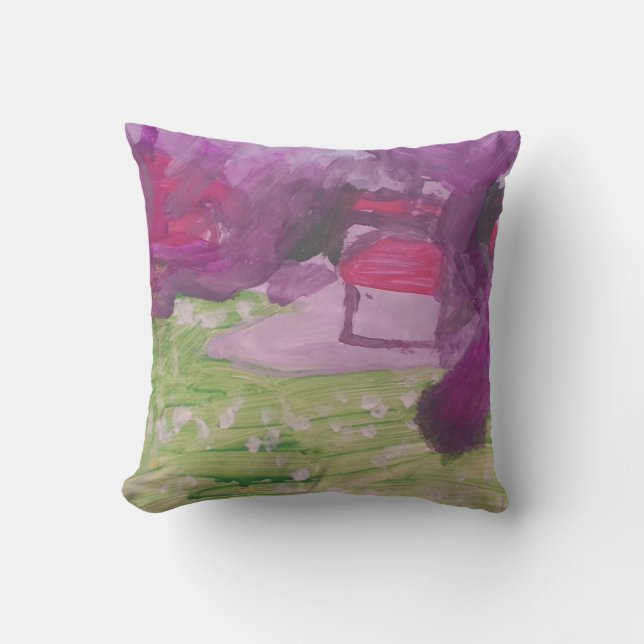 Coussin La galerie "verger de Smeraldo fleurit" collection (Recto)