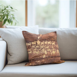 Coussin La Grande Chasse Panneau Pictographie 9 Mile Canyo