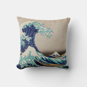 Coussin La Grande Vague de Kanagawa