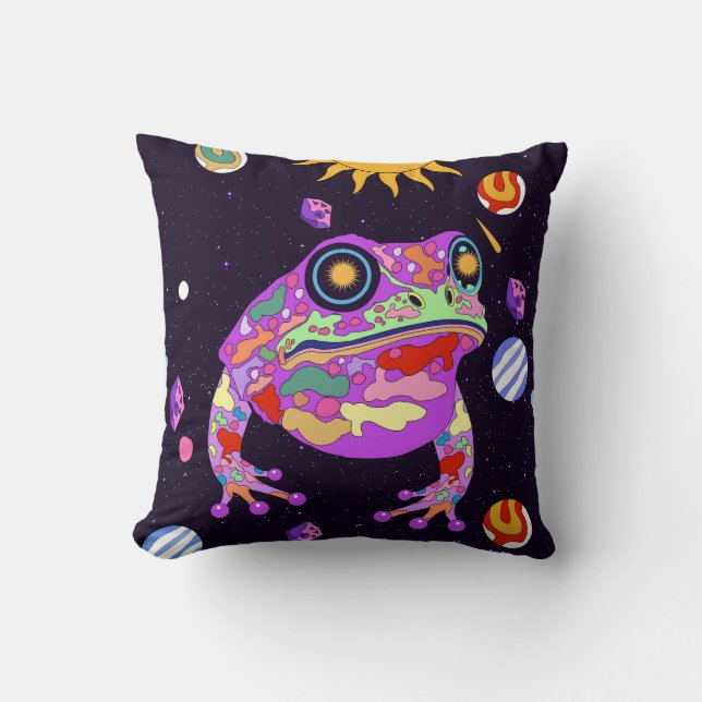 Coussin La Grenouille Céleste (Recto)