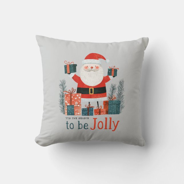 Coussin La joie de père Noël (Recto)