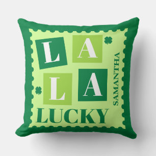 Coussin La La Lucky Saint-Patrick Personnalisé