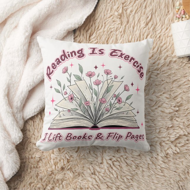 Coussin La Lecture Est L'Exercice... (Couverture)