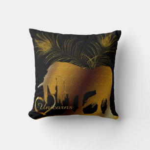 Coussin La licorne d'or