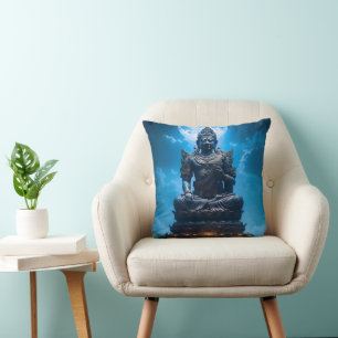 Coussin La lumière de la pleine lune du Bouddha