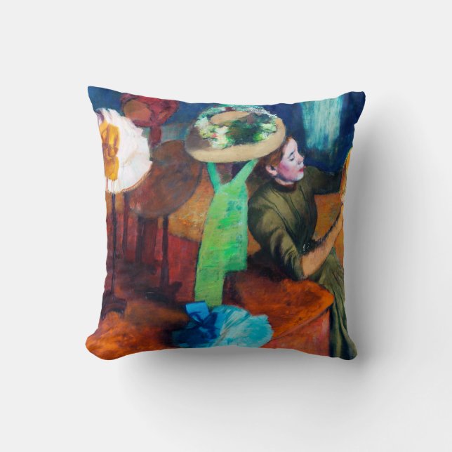 Coussin La Magasine De Fabriques, Edgar Degas (Recto)