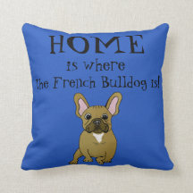 La maison est où le bouledogue français est