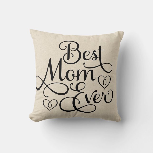 Coussin La meilleure maman jamais (Recto)