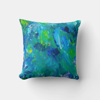 Coussin La mer verte