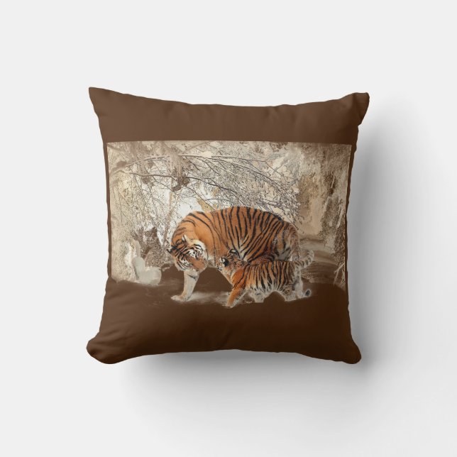 Coussin La mère de Tiger (Recto)