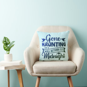 Coussin La mort de l'ennemi reviendra à minuit Halloween