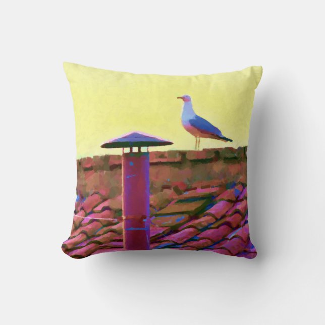 Coussin La mouette à l'après-midi de Conclave (Recto)