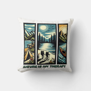 Coussin La nature est ma thérapie