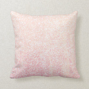 Coussin La paillette élégante de rose de poudre de parti