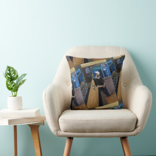 Coussin La peinture du marin ivre par Alfred Fox