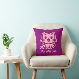 Coussin La perfection, Chat Anime Très Mignon