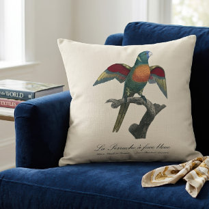 Coussin La Perruche à face bleue 