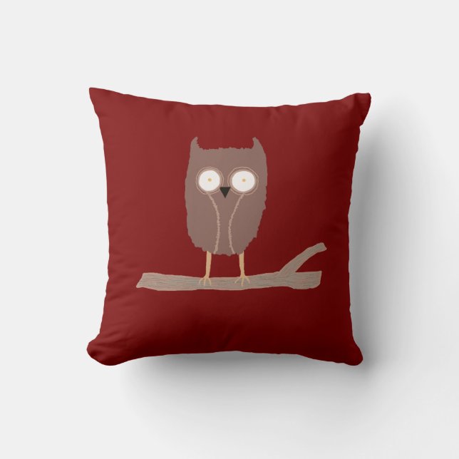 Coussin La petite chouette (Recto)