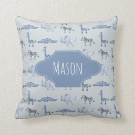 Coussin La petite pépinière de bébé Jungle Safari, couleur