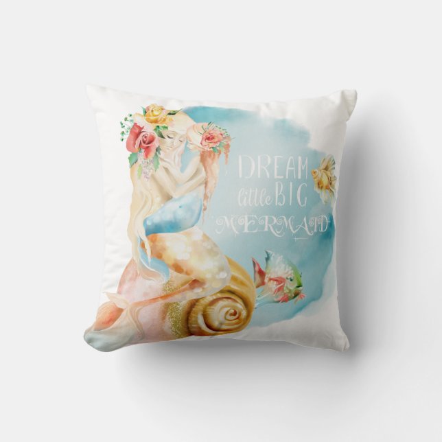 Coussin La Petite Sirène De Rêve (Recto)