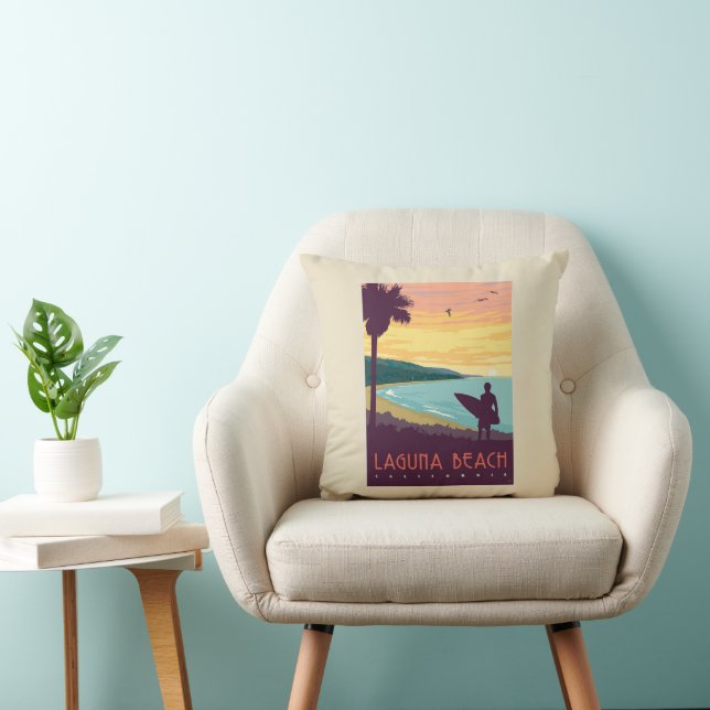 Coussin La plage de Laguna | La plage de Laguna (Chaise)