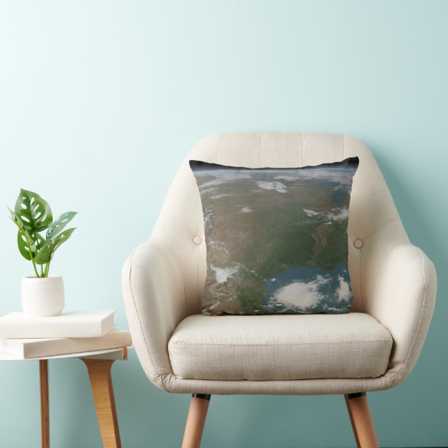 Coussin La Planète Panoramique Terre Et Les Etats-Unis. 2 (Chaise)