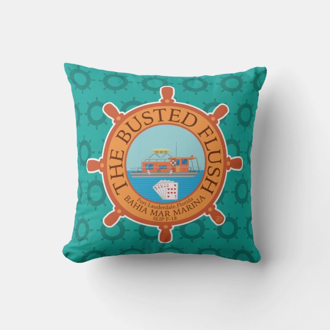 Coussin La purée (Aqua) - (Recto)